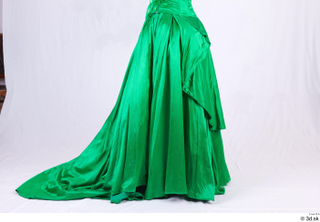  Photos Woman in Ceremonial 20th century Dress 20th century green dress long skirt upper body 0004.jpg